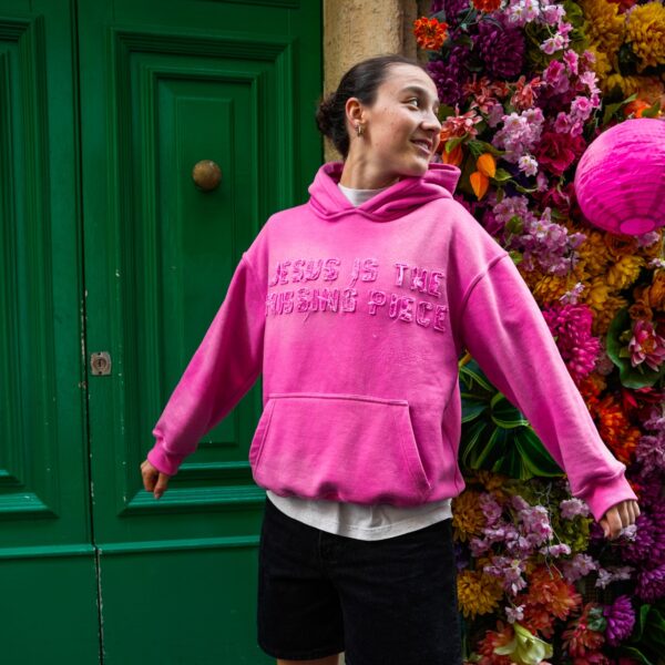 Pink Missing Piece Hoodie