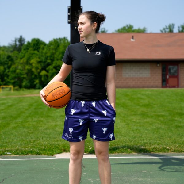 Blue Missing Piece Shorts